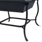 vidaXL Braciere Nero 42x42x45 cm in Acciaio vidaXL Braciere Nero 42x42x45 cm in Acciaio