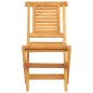vidaXL Sedie da Giardino Pieghevole 2pz 47x63x90cm Legno Massello Teak vidaXL Sedie da Giardino Pieghevole 2pz 47x63x90cm Legno Massello Teak