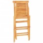 vidaXL Sedie da Giardino Pieghevole 2pz 47x63x90cm Legno Massello Teak vidaXL Sedie da Giardino Pieghevole 2pz 47x63x90cm Legno Massello Teak
