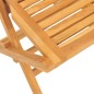 vidaXL Sedie da Giardino Pieghevole 2pz 47x63x90cm Legno Massello Teak vidaXL Sedie da Giardino Pieghevole 2pz 47x63x90cm Legno Massello Teak