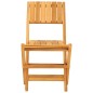 vidaXL Sedie da Giardino Pieghevoli 2pz 47x61x90cm Legno Massello Teak vidaXL Sedie da Giardino Pieghevoli 2pz 47x61x90cm Legno Massello Teak