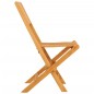 vidaXL Sedie da Giardino Pieghevoli 2pz 47x61x90cm Legno Massello Teak vidaXL Sedie da Giardino Pieghevoli 2pz 47x61x90cm Legno Massello Teak