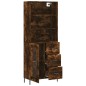 vidaXL Credenza Rovere Fumo 69,5x34x180 cm in Legno Multistrato vidaXL Credenza Rovere Fumo 69,5x34x180 cm in Legno Multistrato