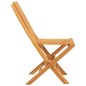 vidaXL Sedie da Giardino Pieghevoli 2pz 47x47x89cm Legno Massello Teak vidaXL Sedie da Giardino Pieghevoli 2pz 47x47x89cm Legno Massello Teak