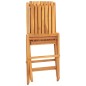 vidaXL Sedie da Giardino Pieghevoli 2pz 47x47x89cm Legno Massello Teak vidaXL Sedie da Giardino Pieghevoli 2pz 47x47x89cm Legno Massello Teak