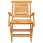 vidaXL Sedie da Giardino Pieghevoli 2pz 56x63x90cm Legno Massello Teak vidaXL Sedie da Giardino Pieghevoli 2pz 56x63x90cm Legno Massello Teak