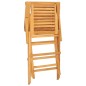 vidaXL Sedie da Giardino Pieghevoli 2pz 56x63x90cm Legno Massello Teak vidaXL Sedie da Giardino Pieghevoli 2pz 56x63x90cm Legno Massello Teak