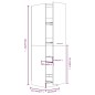 Mobile Farmacia Rovere Marrone 30x42,5x150 cm Legno Multistrato Mobile Farmacia Rovere Marrone 30x42,5x150 cm Legno Multistrato