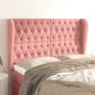 Testiera ad Orecchio Rosa 147x23x118/128 cm in Velluto Testiera ad Orecchio Rosa 147x23x118/128 cm in Velluto