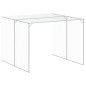 vidaXL Casetta Cani Corsa Grigio Chiaro 214x661x181 cm Acciaio Zincato