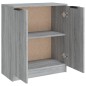 Credenza Grigio Sonoma 60x30x70 cm in Legno Multistrato Credenza Grigio Sonoma 60x30x70 cm in Legno Multistrato