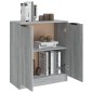 Credenza Grigio Sonoma 60x30x70 cm in Legno Multistrato Credenza Grigio Sonoma 60x30x70 cm in Legno Multistrato