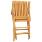 vidaXL Sedie da Giardino Pieghevoli 2pz 61x67x90cm Legno Massello Teak vidaXL Sedie da Giardino Pieghevoli 2pz 61x67x90cm Legno Massello Teak