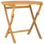 vidaXL Set da Pranzo per Giardino 5 pz in Legno Massello di Teak vidaXL Set da Pranzo per Giardino 5 pz in Legno Massello di Teak