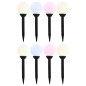 vidaXL Lampade Solari da Esterno 8 pz LED Sferiche 15 cm RGB vidaXL Lampade Solari da Esterno 8 pz LED Sferiche 15 cm RGB