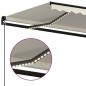 Tenda da Sole Retrattile Manuale con LED 450x300 cm Crema Tenda da Sole Retrattile Manuale con LED 450x300 cm Crema