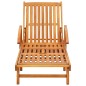 vidaXL Sdraio 2 pz con Cuscini in Legno Massello di Acacia vidaXL Sdraio 2 pz con Cuscini in Legno Massello di Acacia