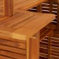 vidaXL Set da Bar per Giardino 3 pz in Legno Massello di Acacia vidaXL Set da Bar per Giardino 3 pz in Legno Massello di Acacia