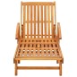 vidaXL Sdraio 2 pz con Cuscini in Legno Massello di Acacia vidaXL Sdraio 2 pz con Cuscini in Legno Massello di Acacia