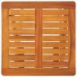vidaXL Lettino Prendisole 2pz con Tavolo e Cuscini Massello d'Acacia vidaXL Lettino Prendisole 2pz con Tavolo e Cuscini Massello d'Acacia