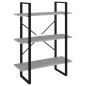 vidaXL Libreria Grigio Cemento 80x30x105 cm in Truciolato vidaXL Libreria Grigio Cemento 80x30x105 cm in Truciolato