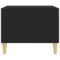 vidaXL Tavolino da Salotto Nero 60x50x40 cm in Legno Multistrato