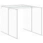 vidaXL Pollaio Area Corsa Grigio Chiaro 165x1271x181cm Acciaio Zincato