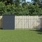 vidaXL Pollaio con Area Corsa Antracite 165x863x181 cm Acciaio Zincato vidaXL Pollaio con Area Corsa Antracite 165x863x181 cm Acciaio Zincato
