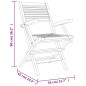 vidaXL Set da Pranzo per Giardino 5 pz in Legno Massello di Teak