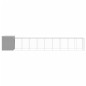 vidaXL Pollaio Area Corsa Grigio Chiaro 165x1067x181cm Acciaio Zincato vidaXL Pollaio Area Corsa Grigio Chiaro 165x1067x181cm Acciaio Zincato