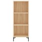 vidaXL Credenza Rovere Sonoma 34,5x32,5x180 cm in Legno Multistrato vidaXL Credenza Rovere Sonoma 34,5x32,5x180 cm in Legno Multistrato