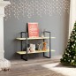 vidaXL Libreria a 2 Ripiani 100x30x70 cm in Massello di Pino vidaXL Libreria a 2 Ripiani 100x30x70 cm in Massello di Pino