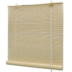 vidaXL Tenda Avvolgibile in Bambù 80x220 cm Naturale