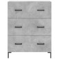 vidaXL Credenza Grigio Cemento 69,5x34x180 cm in Legno Multistrato vidaXL Credenza Grigio Cemento 69,5x34x180 cm in Legno Multistrato