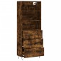 vidaXL Credenza Rovere Fumo 69,5x34x180 cm in Legno Multistrato vidaXL Credenza Rovere Fumo 69,5x34x180 cm in Legno Multistrato