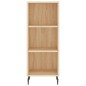 vidaXL Credenza Rovere Sonoma 34,5x32,5x180 cm in Legno Multistrato vidaXL Credenza Rovere Sonoma 34,5x32,5x180 cm in Legno Multistrato