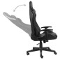 vidaXL Sedia da Gaming Girevole Grigia in PVC vidaXL Sedia da Gaming Girevole Grigia in PVC