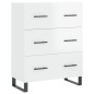 vidaXL Credenza Bianco Lucido 69,5x34x180 cm in Legno Multistrato vidaXL Credenza Bianco Lucido 69,5x34x180 cm in Legno Multistrato