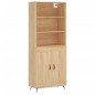 vidaXL Credenza Rovere Sonoma 69,5x34x180 cm in Legno Multistrato vidaXL Credenza Rovere Sonoma 69,5x34x180 cm in Legno Multistrato