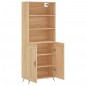 vidaXL Credenza Rovere Sonoma 69,5x34x180 cm in Legno Multistrato vidaXL Credenza Rovere Sonoma 69,5x34x180 cm in Legno Multistrato