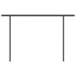 Tenda da Sole Retrattile Manuale LED 4,5x3 m Arancio Marrone Tenda da Sole Retrattile Manuale LED 4,5x3 m Arancio Marrone