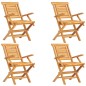 vidaXL Set da Pranzo per Giardino 5 pz in Legno Massello di Teak vidaXL Set da Pranzo per Giardino 5 pz in Legno Massello di Teak