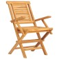 vidaXL Set da Pranzo per Giardino 5 pz in Legno Massello di Teak vidaXL Set da Pranzo per Giardino 5 pz in Legno Massello di Teak