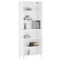 vidaXL Credenza Bianca 69,5x32,5x180 cm Legno Multistrato vidaXL Credenza Bianca 69,5x32,5x180 cm Legno Multistrato