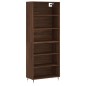 vidaXL Credenza Rovere Marrone 69,5x32,5x180 cm Legno Multistrato vidaXL Credenza Rovere Marrone 69,5x32,5x180 cm Legno Multistrato