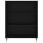 vidaXL Credenza Nera 69,5x32,5x180 cm Legno Multistrato vidaXL Credenza Nera 69,5x32,5x180 cm Legno Multistrato