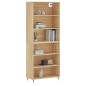 vidaXL Credenza Rovere Sonoma 69,5x32,5x180 cm Legno Multistrato vidaXL Credenza Rovere Sonoma 69,5x32,5x180 cm Legno Multistrato