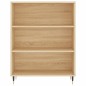 vidaXL Credenza Rovere Sonoma 69,5x32,5x180 cm Legno Multistrato vidaXL Credenza Rovere Sonoma 69,5x32,5x180 cm Legno Multistrato