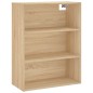 vidaXL Credenza Rovere Sonoma 69,5x32,5x180 cm Legno Multistrato vidaXL Credenza Rovere Sonoma 69,5x32,5x180 cm Legno Multistrato