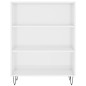 vidaXL Credenza Bianco Lucido 69,5x32,5x180 cm Legno Multistrato vidaXL Credenza Bianco Lucido 69,5x32,5x180 cm Legno Multistrato